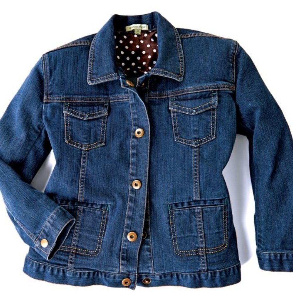 Ginger Snaps Blue Denim Jean Jacket Size M